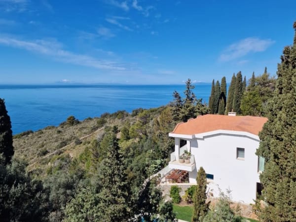 Secluding trees wrap around Villa Cacciarella, and the views out to sea are spellbinding.